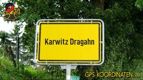 Eingangsschild von Karwitz Dragahn in Niedersachsen
