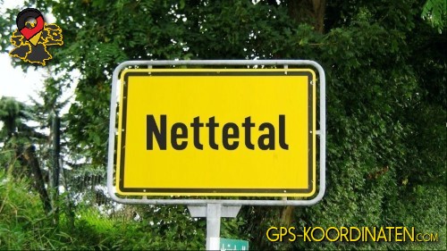 Straßenschild am Ortseingang von Nettetal in Nordrhein-Westfalen